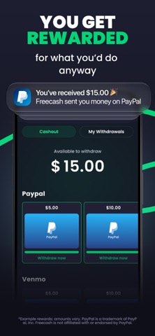Скриншот Freecash - Get Paid Real Money 5